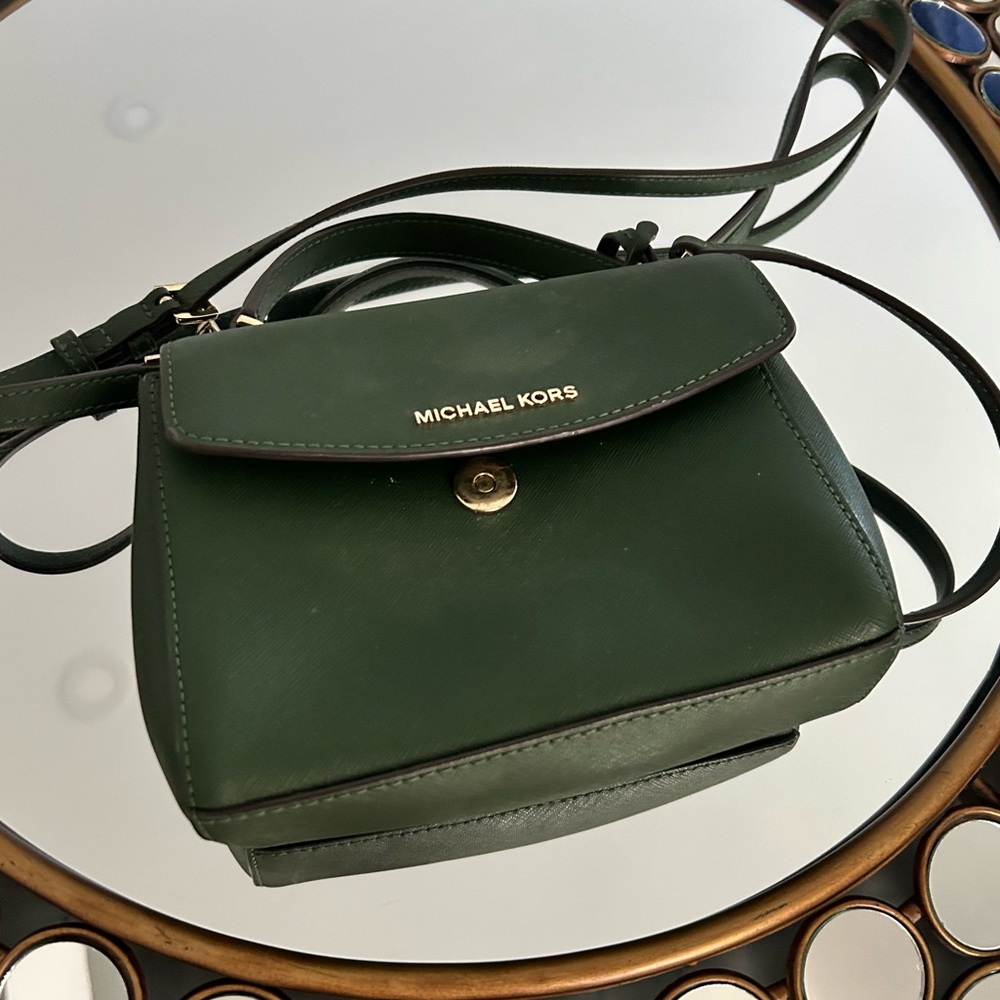 Michael Kors Green Crossbody Bag